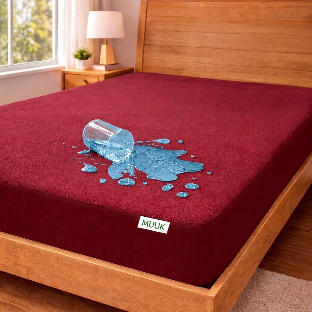 Waterproof Mattress Protector - Grey, King Size -10