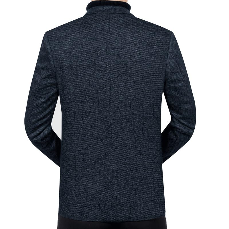 Mens Blue Tweed Suit Jacket Two Button Slim Fit Sport Coat Business Daily Blazers for Daily Party Business2