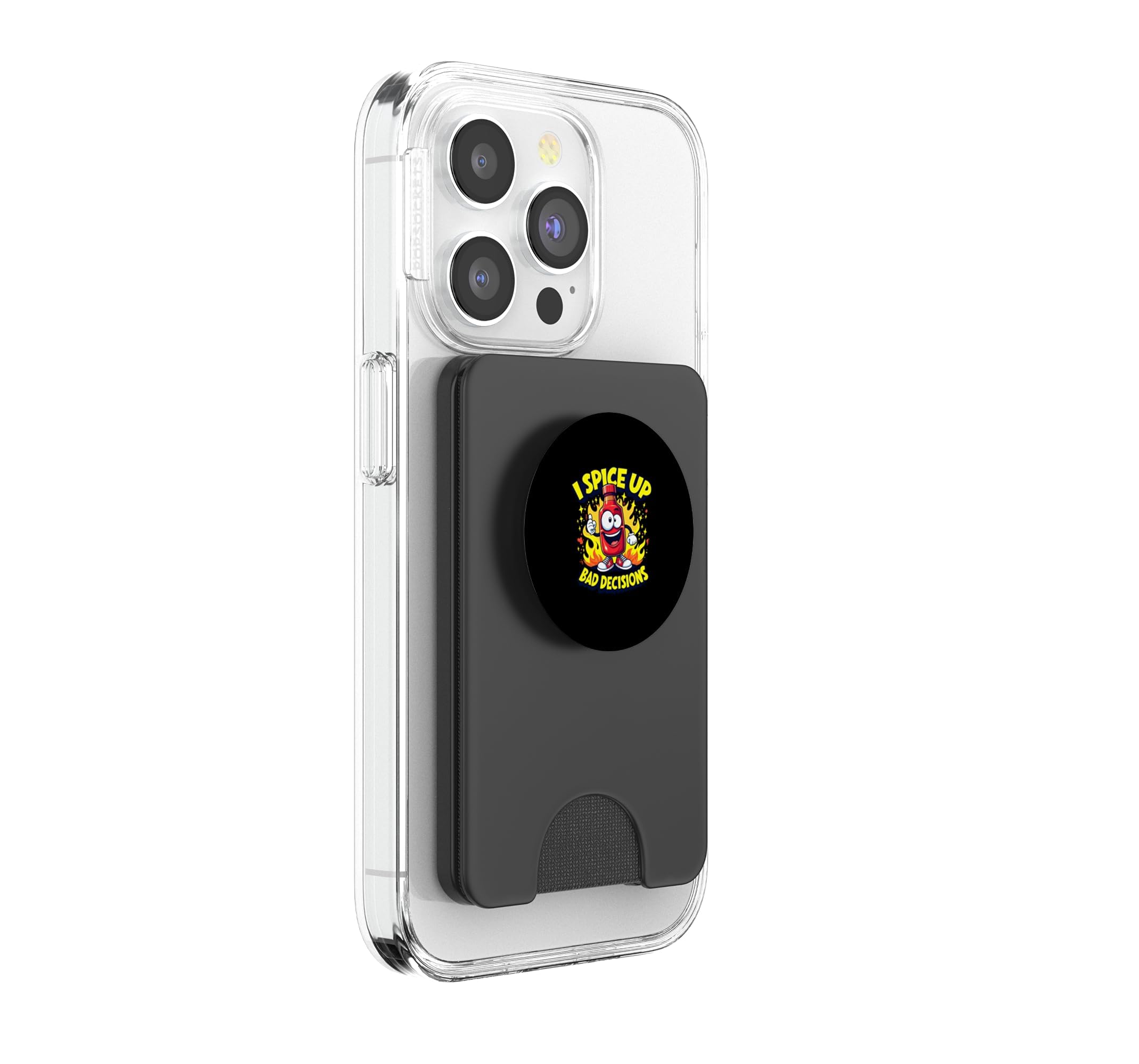 I Spice Up Bad Decisions E Salsa Piccante PopSockets PopWallet per MagSafe