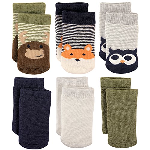 Image of Luvable Friends Unisex Baby Newborn and Baby Socks Set