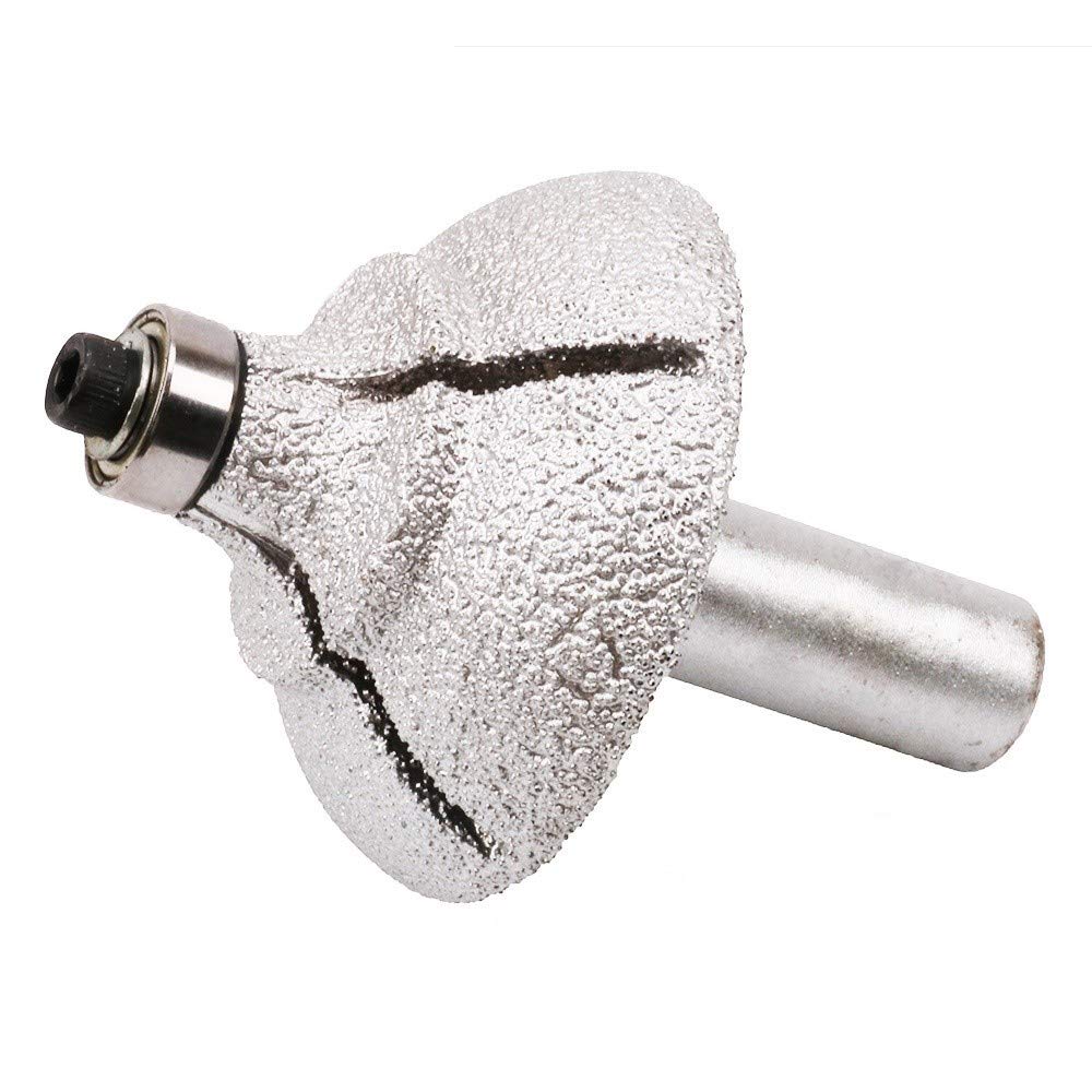 Oberfräsen-Bit Goldgelötet – 6,35 Mm Schaft, 65 Mm Länge, Für Stein, Marmor & Granit, Ersatz