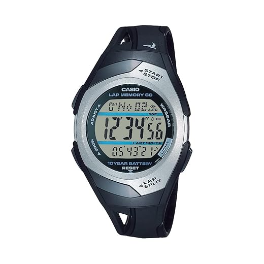Casio STR300C-1V Sports Watch - Black