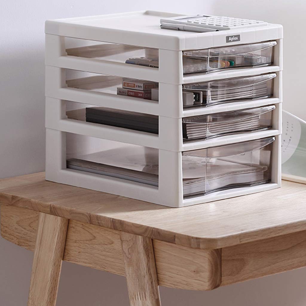 Organizer da scrivania per ufficio, formato A4, con cassetto per cosmetici, 3 strati, edizione speciale