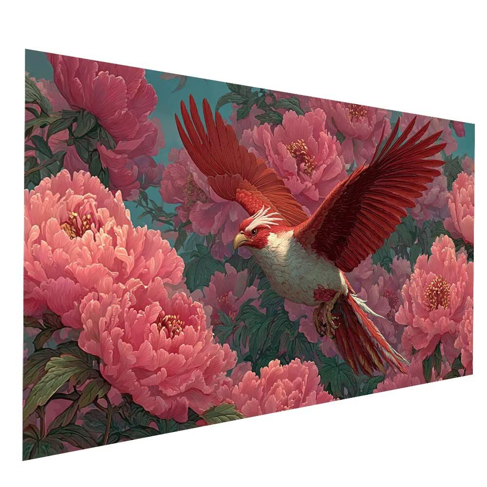 5D diamentowe malowanie dorośli feniks malowanie diamentowe kwiat diamentowe malowanie dziecko początkujący haft diamentowy pełny zestaw do malowania numer 90 x 180 cm do dekoracji ścian obrazu