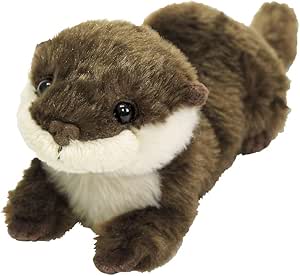 サンレモン フラッフィーズ カワウソ ブラウン S 8×9×26cm ぬいぐるみ アニマル P-4782