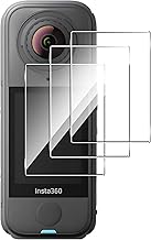 Holilo For Insta360 X4 Air Accessories【3 Pieces】 Tempered Glass Screen Protector, 9H Hardness HD Tempered Glass, Anti-Scratch Bubble-Free Glass Screen Protector