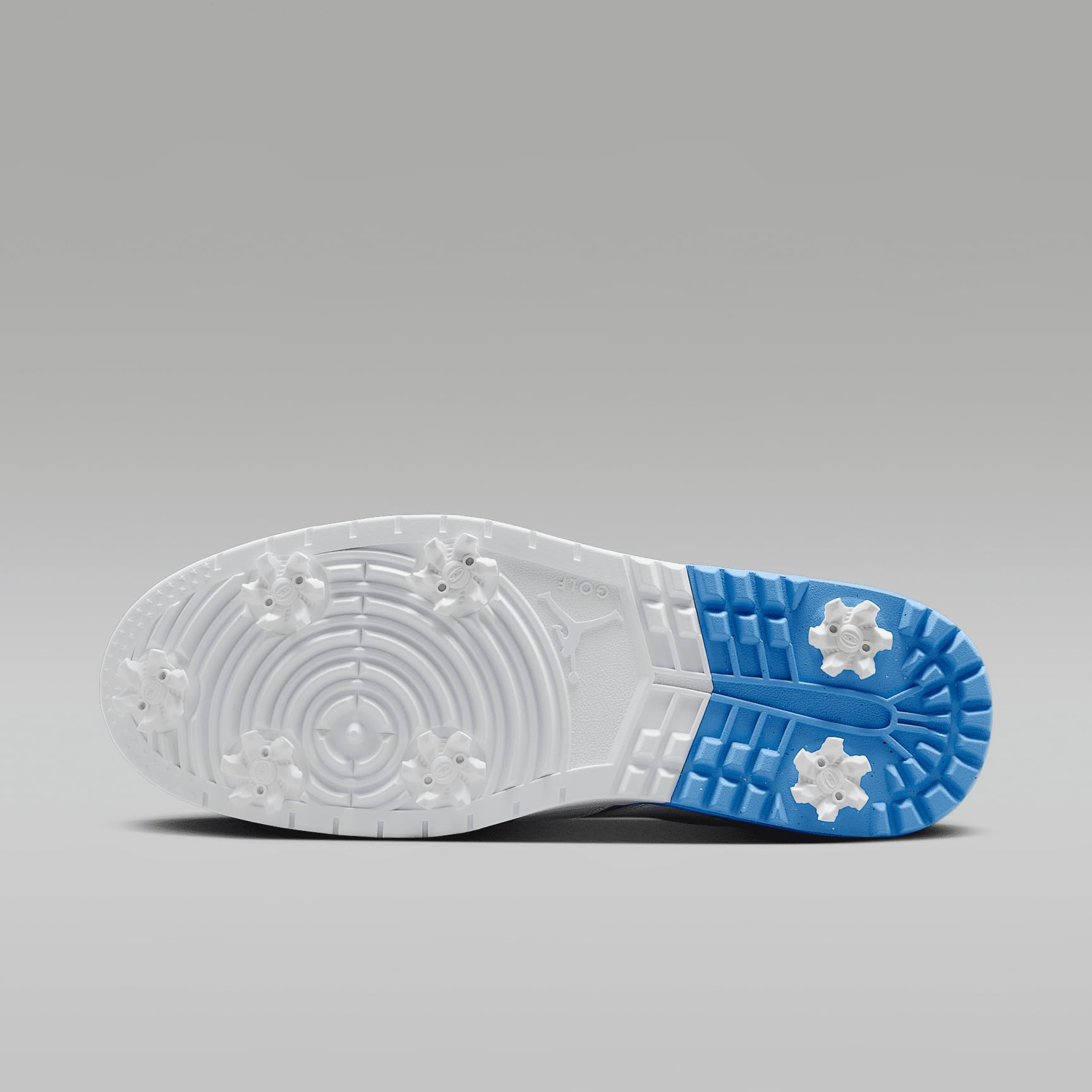 Jordan NU Retro 1 G Golf Shoes (FZ4153-101, White/University Blue) Size 7.5