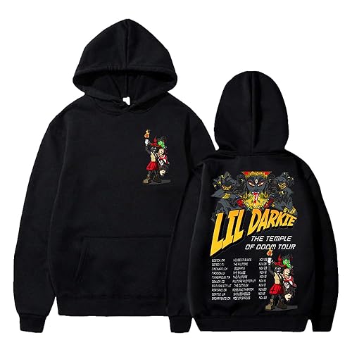 Lil Darkie Tour Hoodie 2024 Long Sleeve Streetwear Women Men
