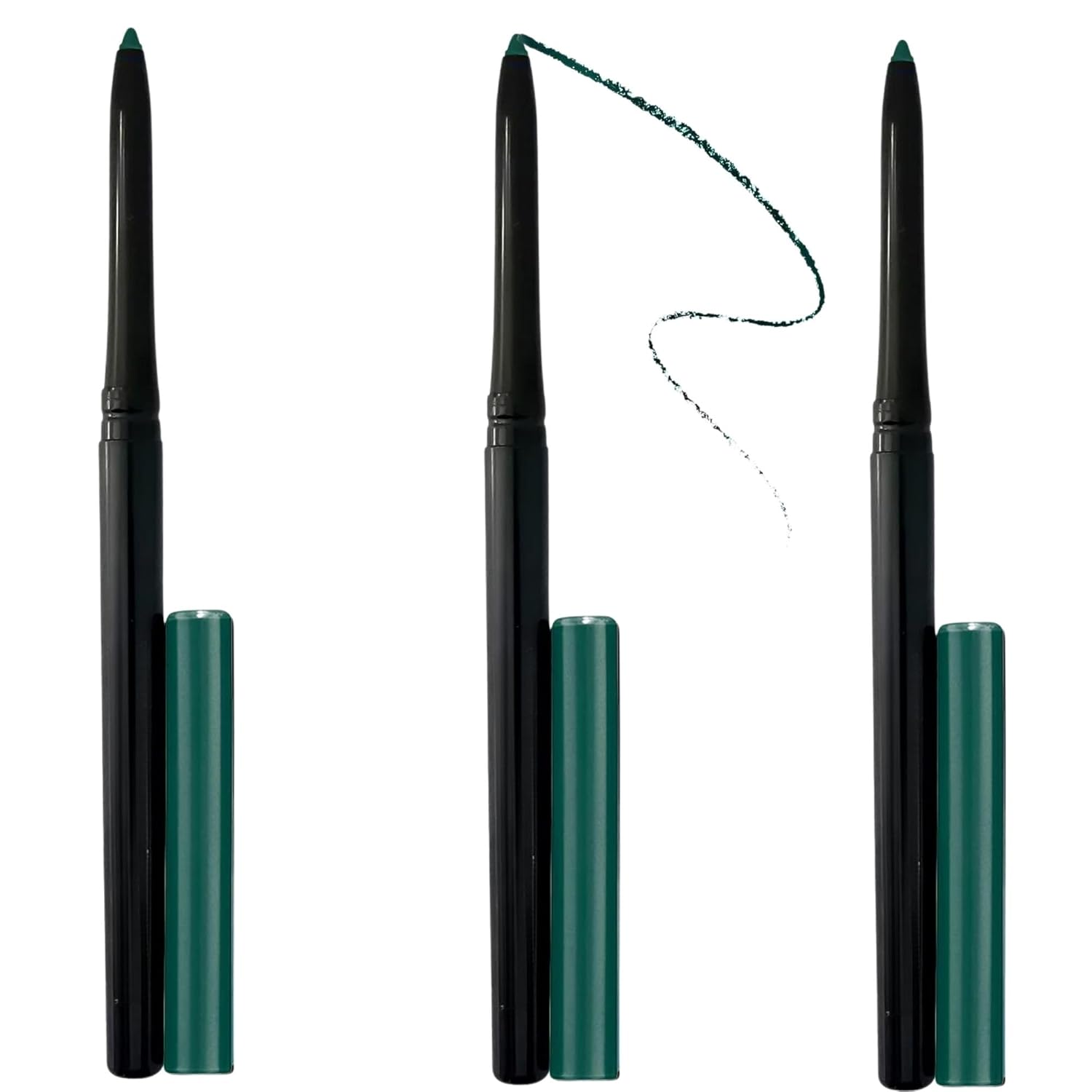 Emerald Retractable Eye Liner - PACK OF 3- Glimmer Series