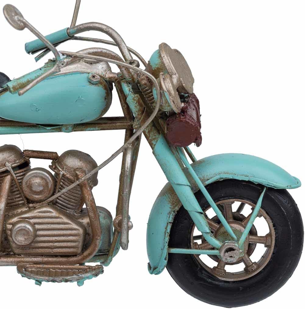 Motorcycle Metal Azul