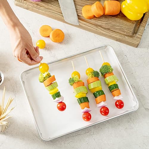 Miniatura 7 de Restaurantware Robata - Pinchos para asar de 8 pulgadas, 1000 pinchos de alta resistencia, pinchos de bambú desechables congelables para verduras,