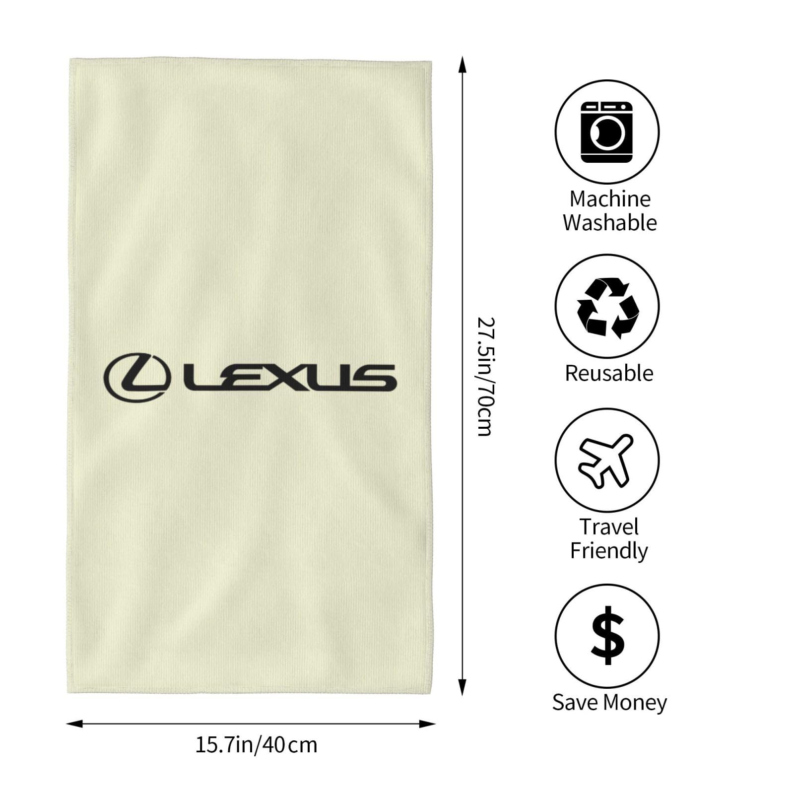 Amazon｜写真 レクサス (2)(1) 速乾タオル 肌にやさしいタオル