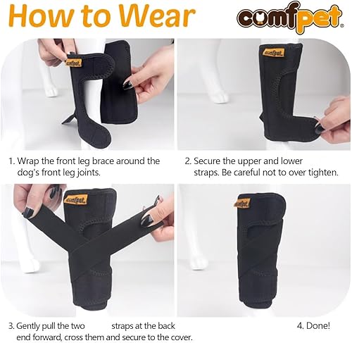 Miniatura 13 de Soporte grande para perro (40-90 libras), soporte de pierna trasera de alta resistencia para labrador, pastor alemán, golden retriever, ACL, CCL