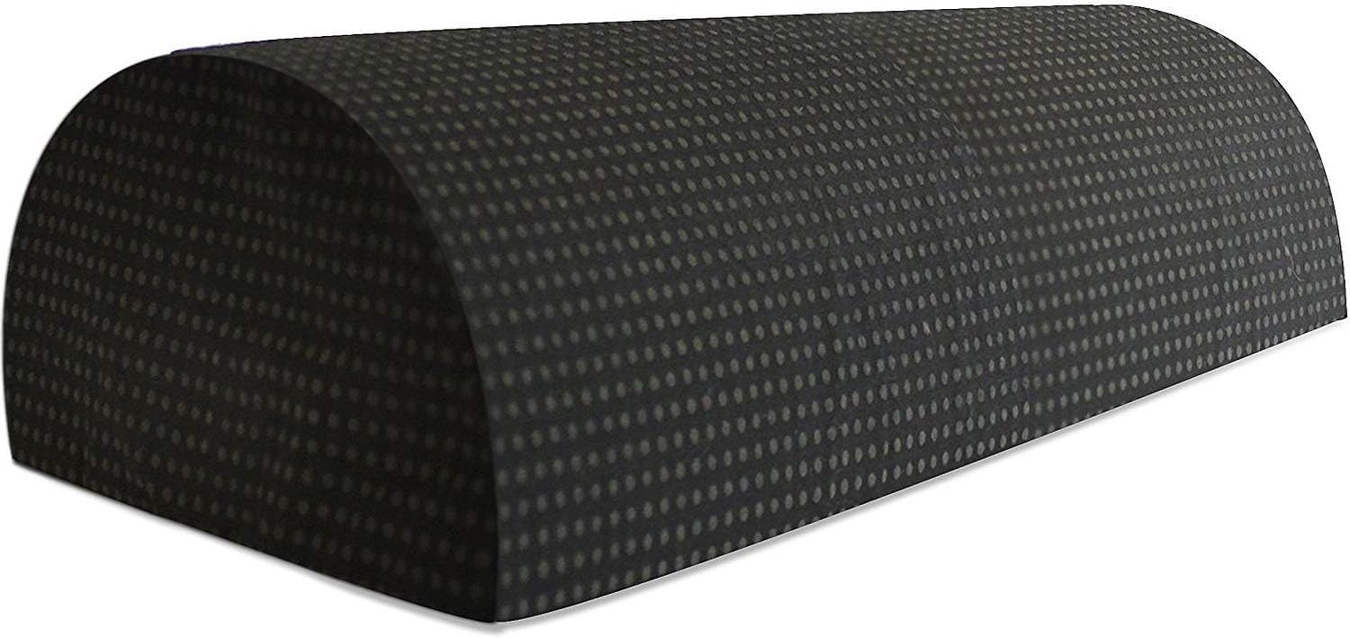 Comfort Home Almohada de Media Luna para elevación de piernas, Refuerzo de Soporte Lumbar y Rodilla, Antideslizante, extraíble y Lavable