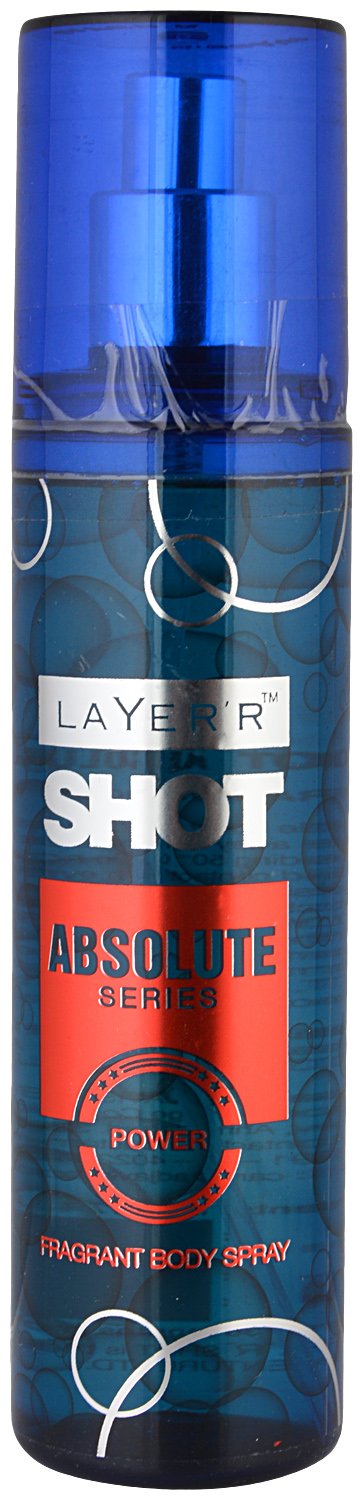Layer R Shot - Absolute Series Body Spray Power, 135ml Bottle