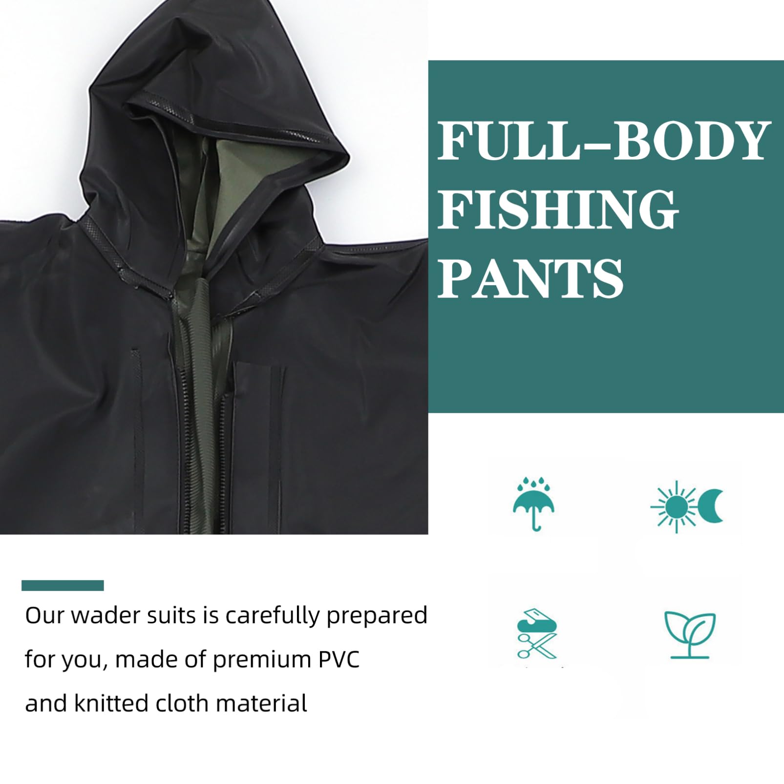 Trajes De Vadeo Impermeables para Pesca para Exteriores Pantalones De Pesca Botas Vadeo para Hombres y Mujeres