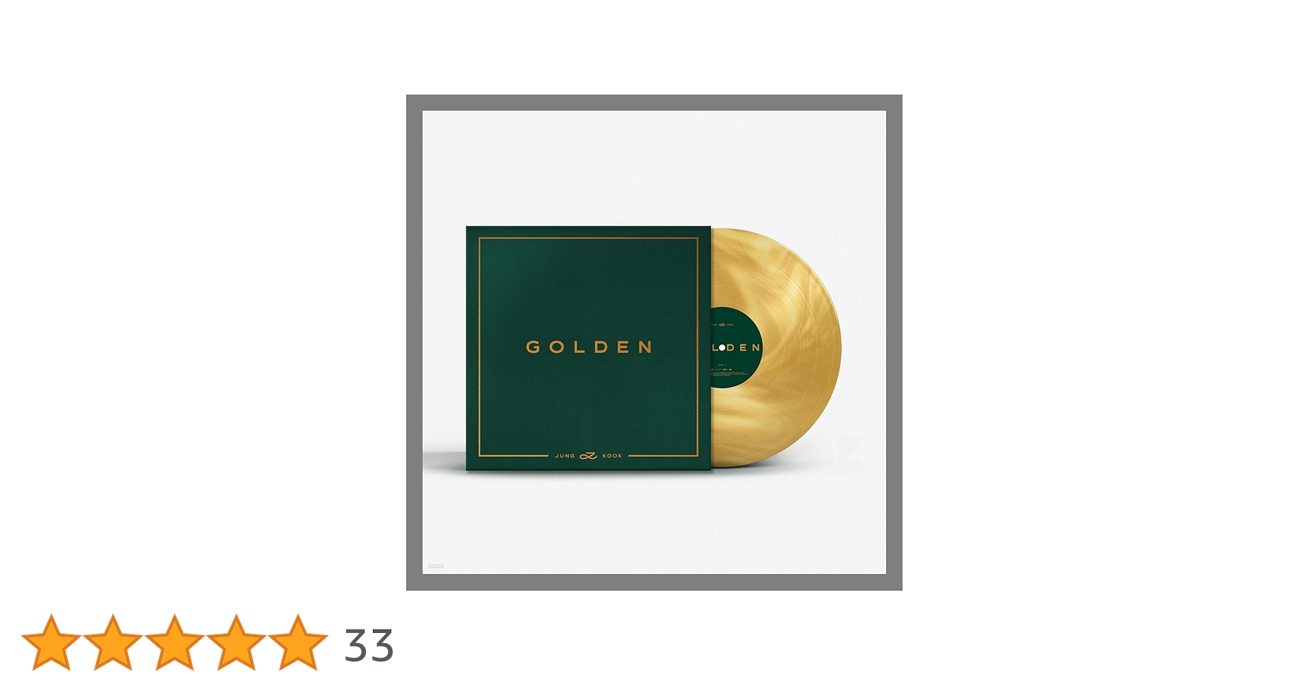 ジョングク GOLDEN LP アナログ盤 Amazon.co.jp: ジョングク JUNGKOOK - Golden [LP] 韓国盤 : ホビー