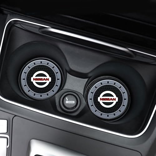 Miniatura 3 de 2 posavasos antideslizantes de silicona negra para automóvil, camión, oficina en casa, universal, 2.75 pulgadas (negro 2)