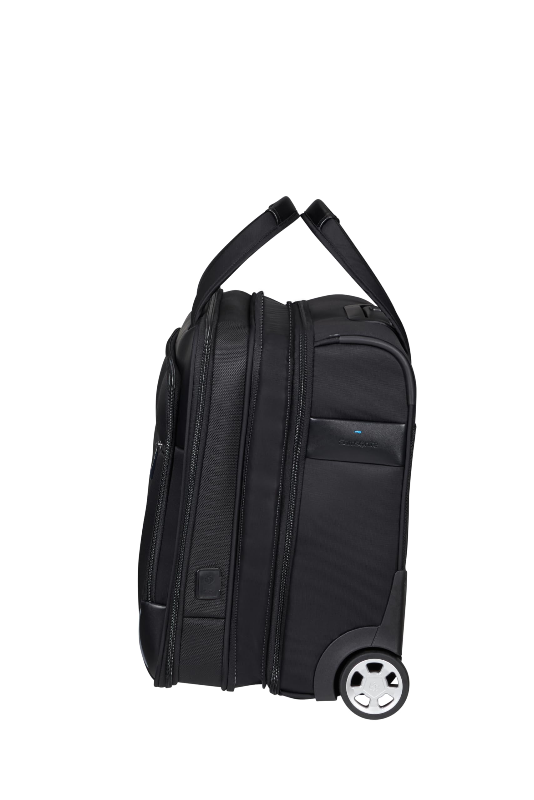 Samsonite Spectrolite 3.0 - Laptoptasche mit Rollen 17.3" mit Smarte Funktionen, Praktische Innenaufteilung, Business Trolley - 37.5/42.5L - Schwarz (Black)
