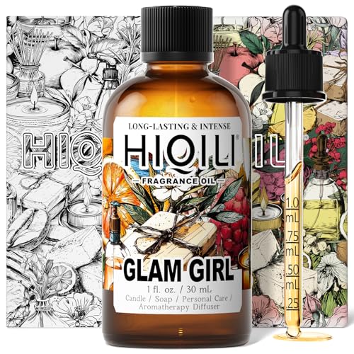 HIQILI Glam Girl Fragrance Oil for Candle, Soap, Inspired by Her-rera G.Girl, Perfume Making,...