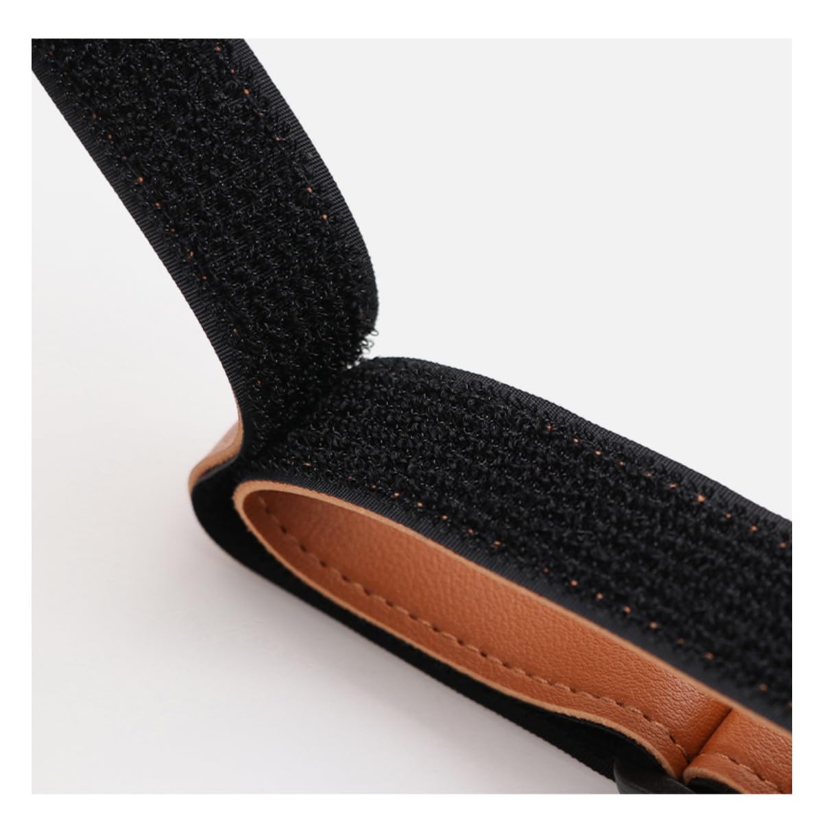 Lot de 2 crochets mignons pour accrocher des sacs à langer et accessoires de poussette Marron