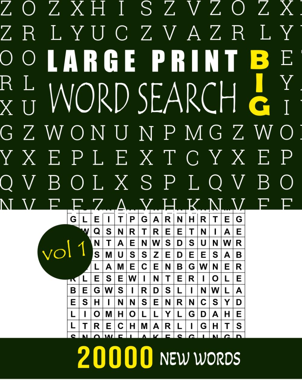 Large Print Big Word Search 20000 New Words: Themed Puzzles for Adults, Seniors, and Teens