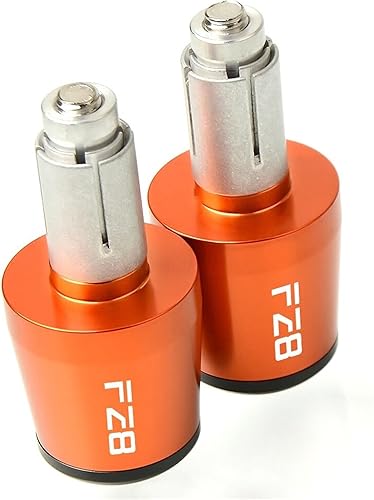 DOUKI for Y&AMAHA FZ8 FZ 8 Fazer 2010 2011 2012 2013-2016 Motorcycle Accessories 78" 22MM Handlebar Hand Grips Handle Bar End Cap (Color  Orange)