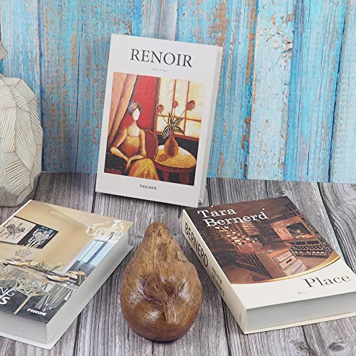 image for Hymmah Wooden Texture Duck Home Decor Statue Rustic Home Decorations f