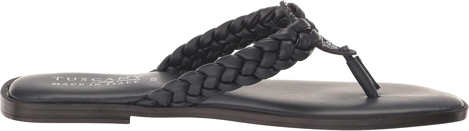 Easy Street Tuscany Women's Coletta Flat Sandal, Navy, 9.5 - Image 6