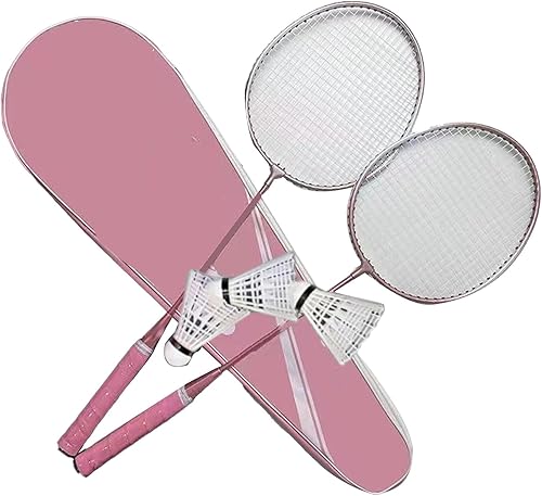 Miniatura 1 de Raquetas de bádminton, juego de 2 raquetas de bádminton para juegos al aire libre en el patio trasero, raquetas de bádminton ligeras con bolsa de