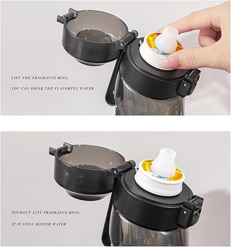 Miniatura 3 de Napolju 14 cápsulas de sabor para botella de agua de aire, cápsulas de sabor aromático afrutado para botella de bebida de aire con taza de agua