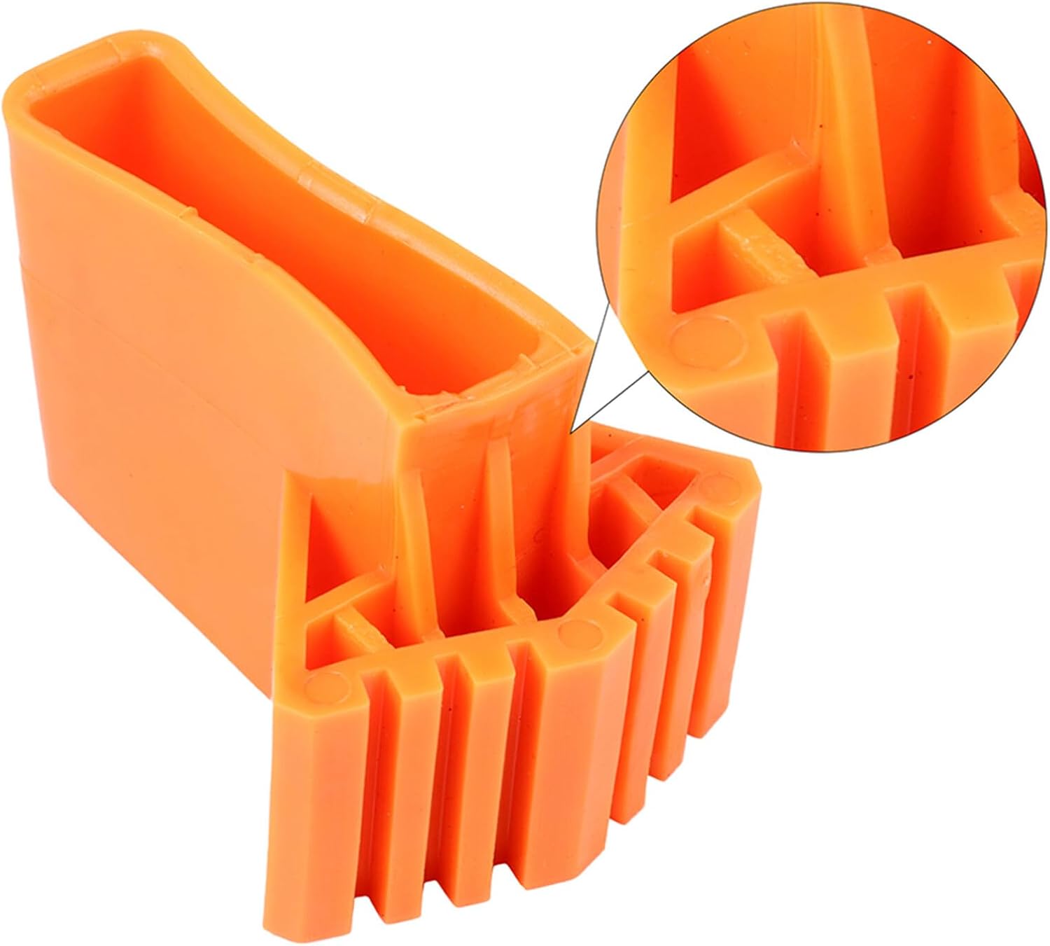 DOITOOL Folding Ladder Feet Covers Non-Slip Rubber Pads for Ladder Stabilization Floor Protection 2 Pieces Durable Leg Covers for Home and Construction Safety
