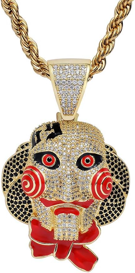 Union PowerUnion Power Men's Necklaces Hip-Hop Pendant, Pendant Necklace Halloween Cosplay