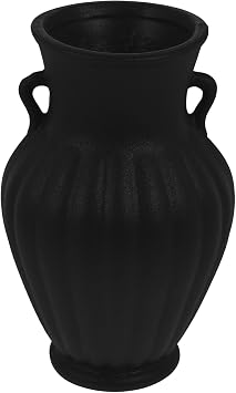 1pc Ceramic Colored Vase with Double Ears Home Decor for Living Bathroom Bedroom and Office Premium Quality Decorative Ceramic Flower Arrangement