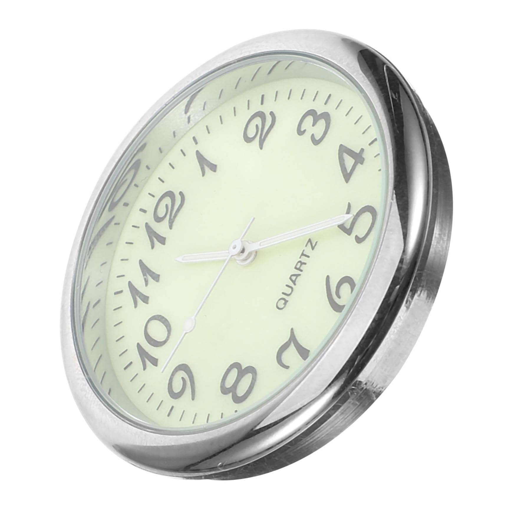 ULTECHNOVO 5piezas Reloj De Coche Digital Mini Luminoso De Función De Quartz Accesorio Práctico Para Interior De Vehículo