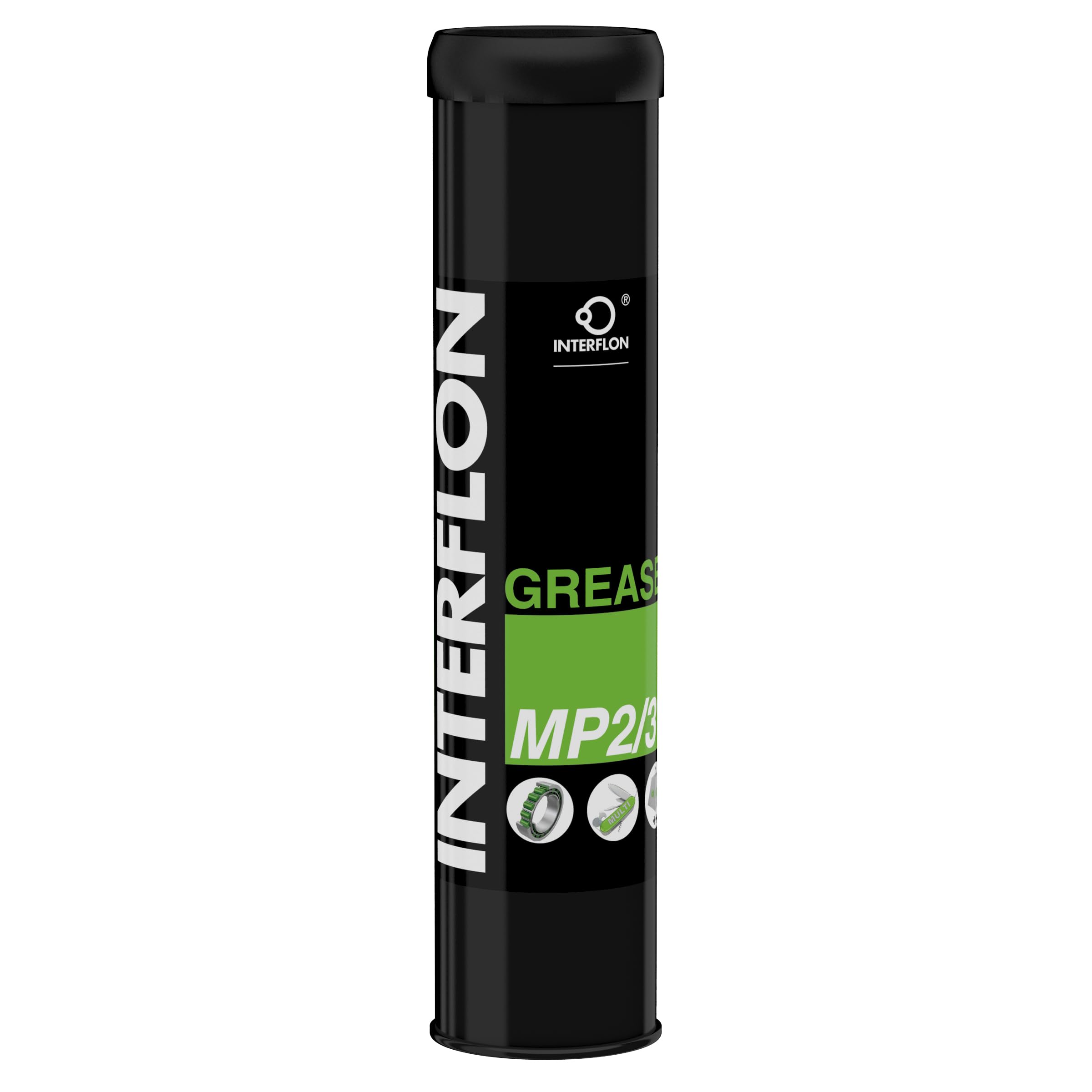 Interflon Grease MP2/3 400 ml langanhaltendes Mehrzweck Schmierfett Schmierpaste Langzeitschmierung mit MicPol für Getriebe, Gleitflächen, Gelenke, Zahnräder uvm.