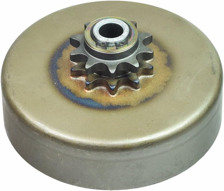 AlveyTech Heavy Duty Clutch Assembly with 1" Bore & #40/41/420 Chain Sprocket for Go-Karts & Mini Bikes (10 Tooth Sprocket)