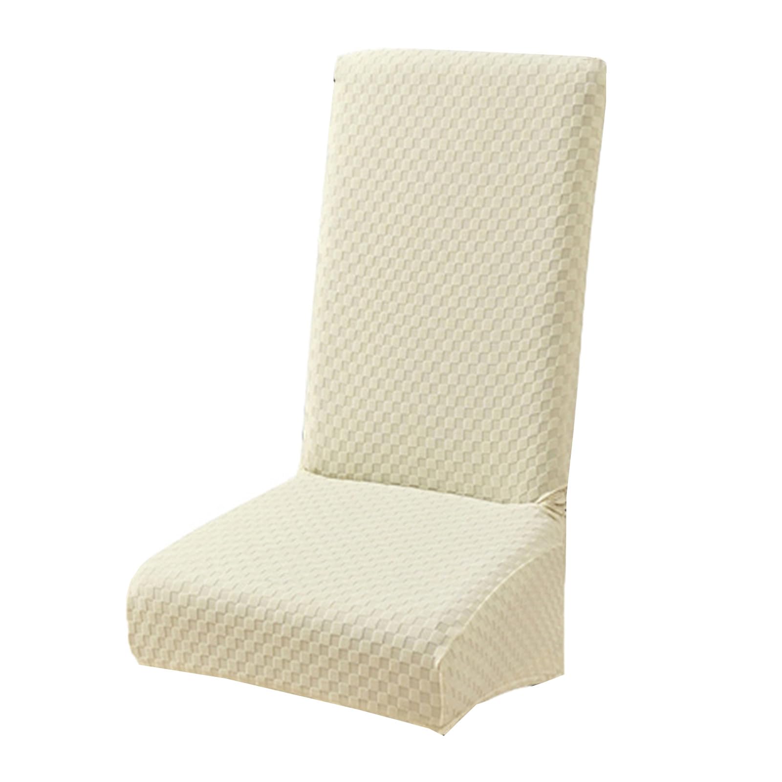 Buxuaaaa Stretchable Spill Proof Chair Slipcovers with High Elastics Polyester Fabric for Home Hotel Dining Room Furniture Elastics Chair Slipcover