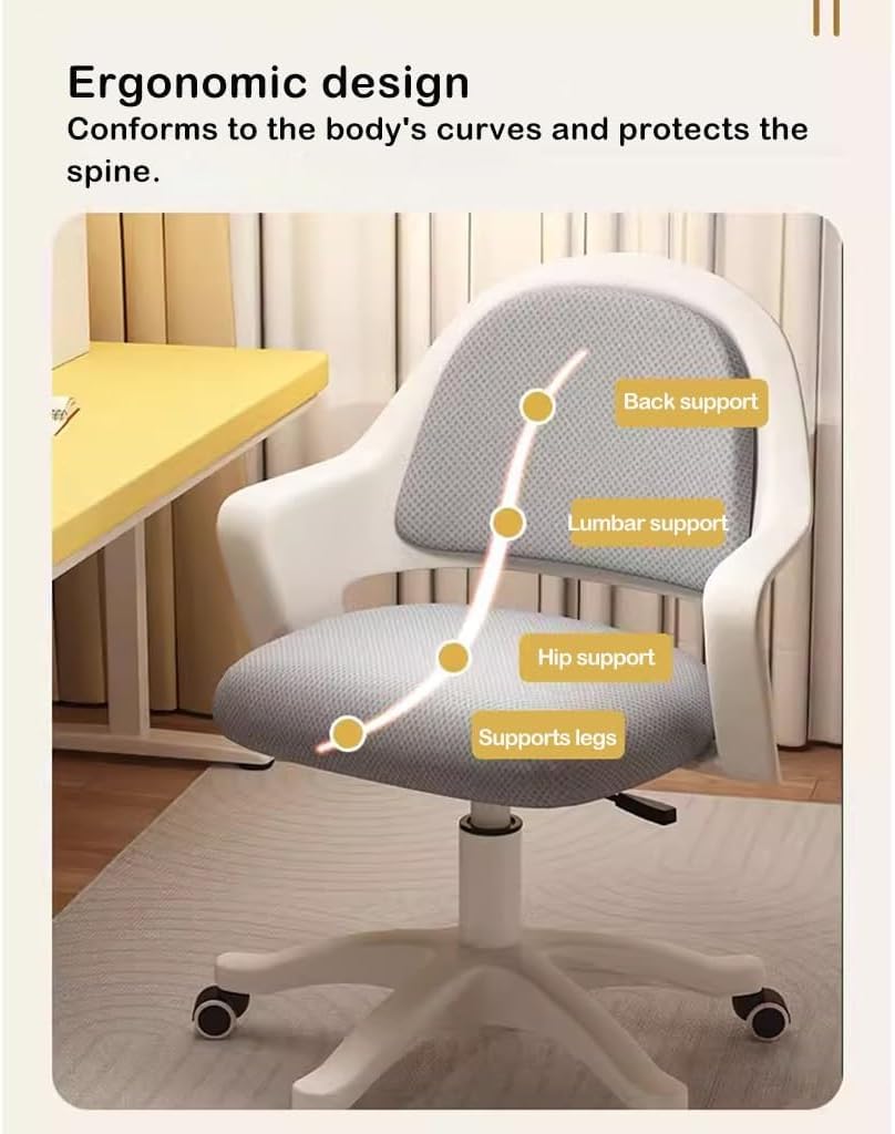 Draaibare bureaustoel Lift Verstelbare hoogte Bureaustoel Comfort rugleuning Directiestoel Ergonomische computerstoel met wielen