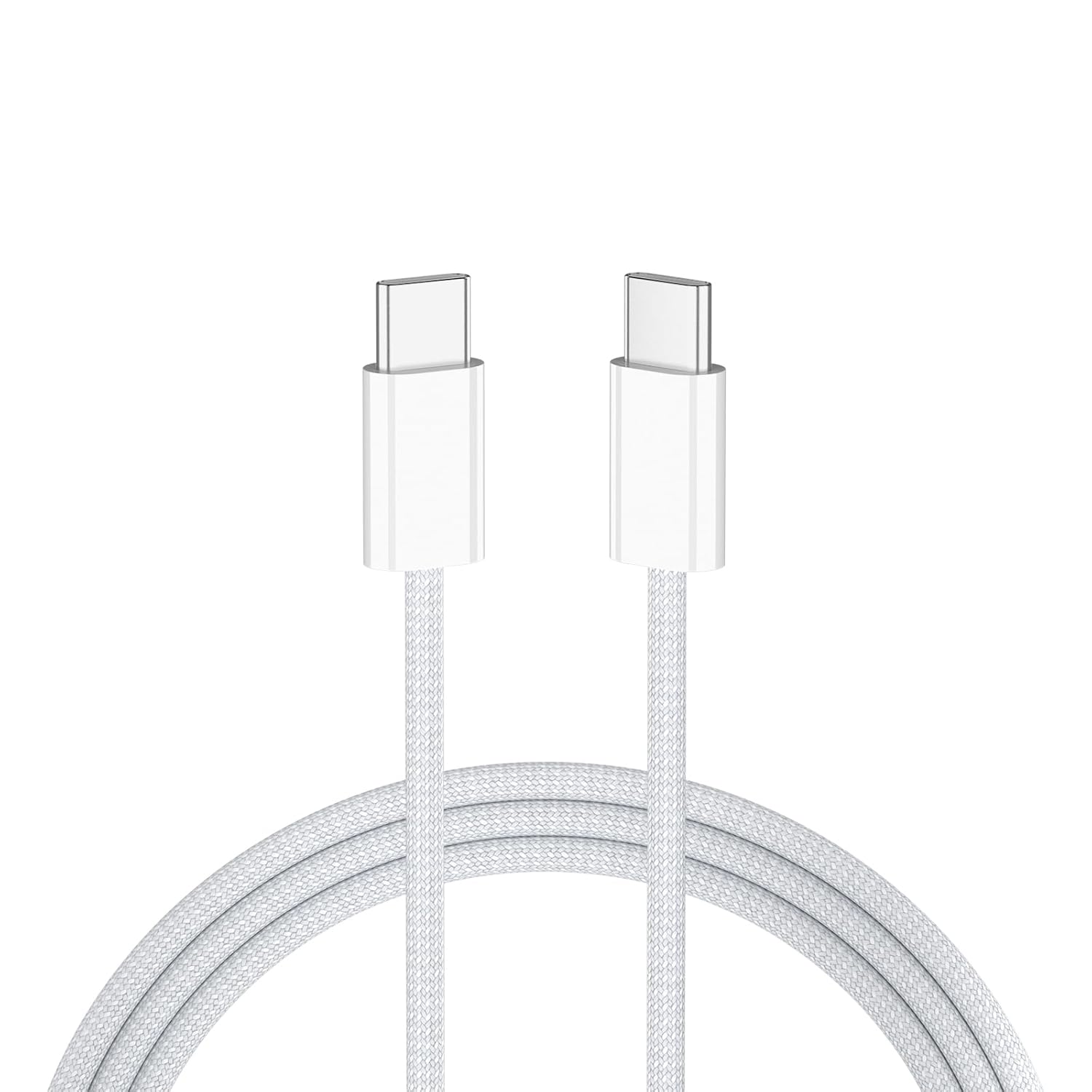 Meliya Braided USB C to USB C Charger Cable[1 PACK] Type-C 60W (3A) Charger Cord Fast Charging for iPhone 16 15 Pro Max/Pro/Plus, iPad Pro/Air, MacBook, Samsung Galaxy S25 Switch etc