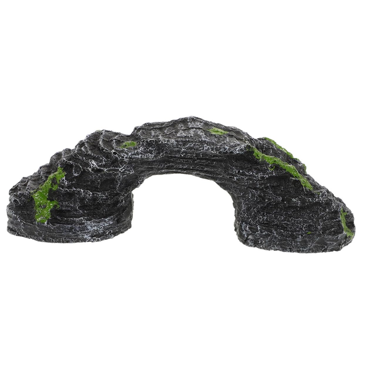 POPETPOP Turtle Basking Rock Platform for Tank Reptile Habitat Gecko Tank Accessories Turtle Rock Basking Platform Reptile Cave Hide for Vivarium Terrarium