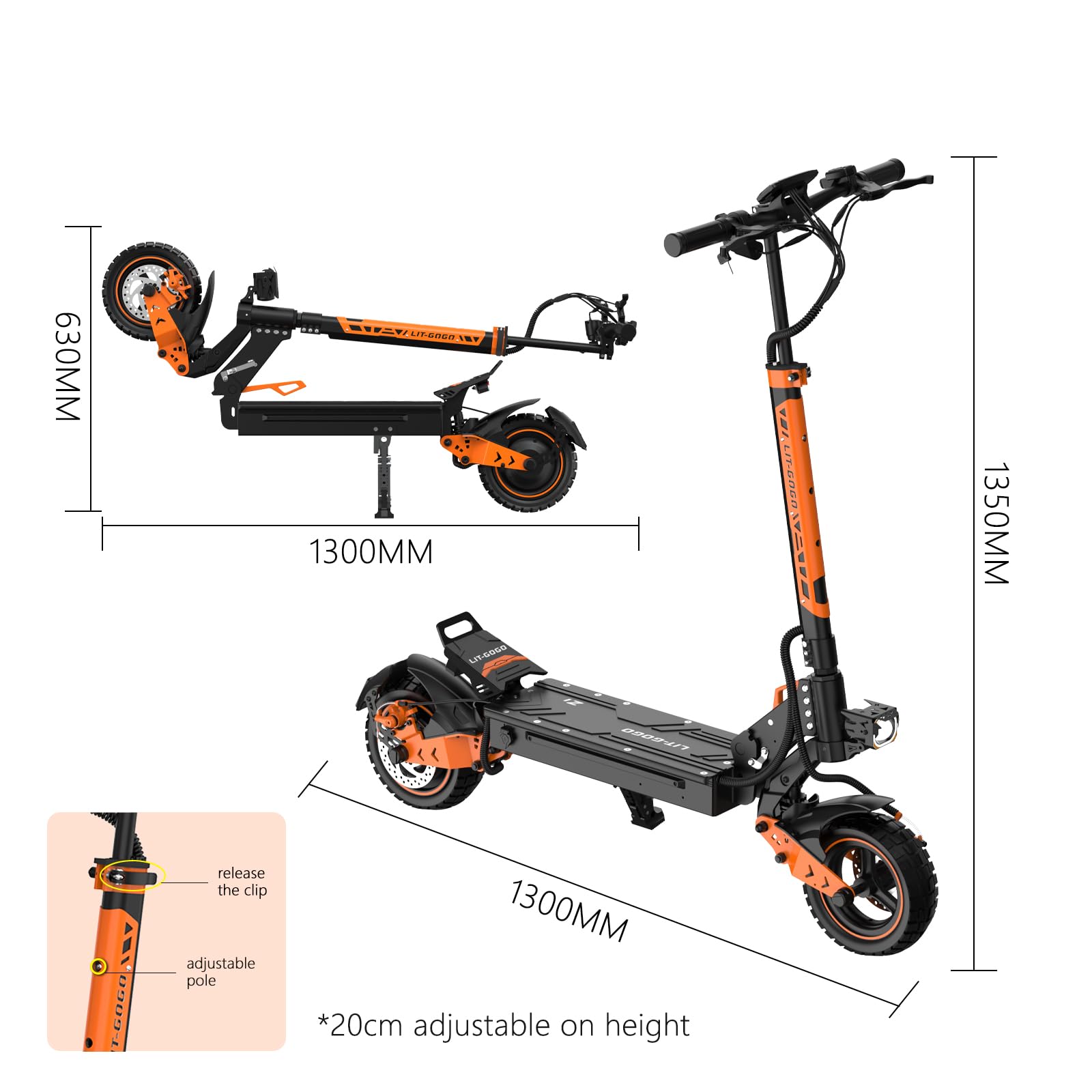 Z1 E Trottinette électrique, scooter électrique max. 20 km/h, autonomie jusqu'à 50 km, jusqu'à 20 % de pente, pneus pneumatiques de 10" et connexion par application, trottinette électrique