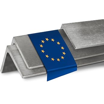 Stahl-Shop24 - Stainless Steel Angle 20 x 20 x 3 mm, 2000 mm - Stainless Steel L-Profile - High-Quality Stainless Steel Angle