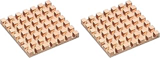 MECCANIXITY Heatsink Kit Pure Copper 30x30x3mm for IC Chip MOS Memory Heat Dissipation with Thermal Pads Pack of 2