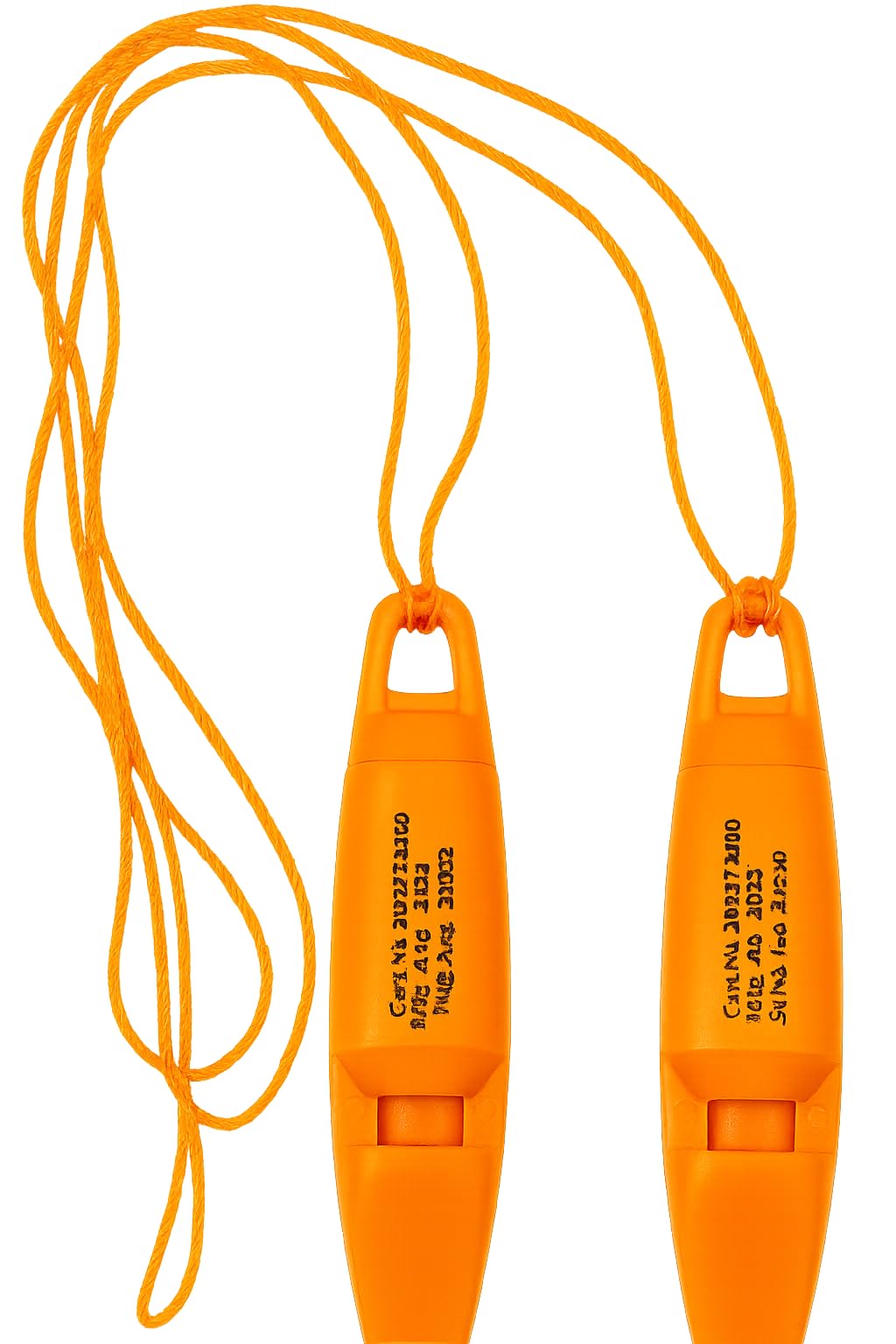 Hope Kart Pealess Emergency Survival Whistle for Life Safety Marine Jacket Loud Plastic 100 dB for Outdoor Rescue Camping Hiking Boating Kayaking 8.5 cm Length (Orange) Pack of 2 (with Lanyard)-image-8