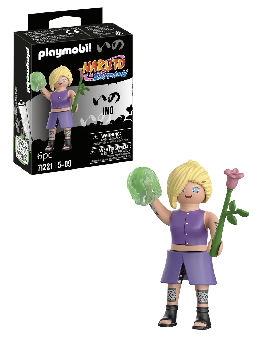 Playmobil Naruto Shippuden: Ino, Multicoloured - Image 4