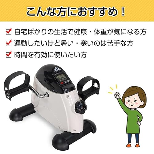 雑貨の国のアリス ミニフィットネスバイク 静音 小型 フィットネスバイク エアロバイク トレーニング 燃焼 の商品画像 3