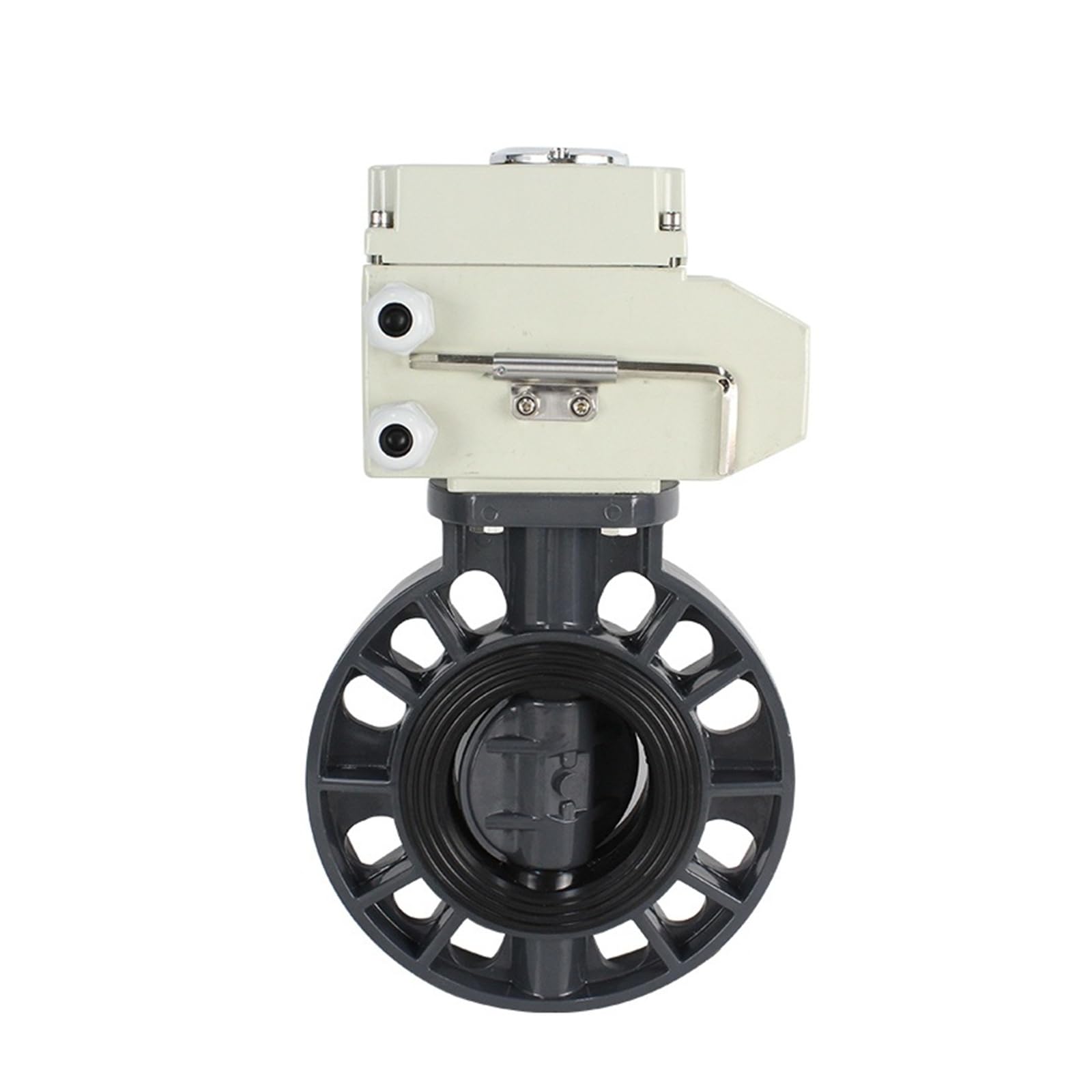 Sfocqvish Valve Material-24V Dn50 2Inch Dn65 Dn80 Dn100 4Inch Electric Butterfly Chemical Type Acid And Alkali Resistant(,Dn250)