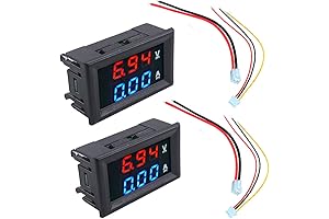 HiLetgo 0.28" Digital Voltmeter Ammeter with Connect Wires