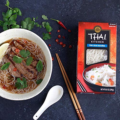 Thai Kitchen Gluten Free Thin Rice Noodles, 8.8 Oz #TOP7